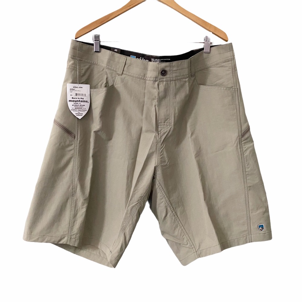 NWT KUHL Mutiny River Shorts Size 40 Khaki Casual